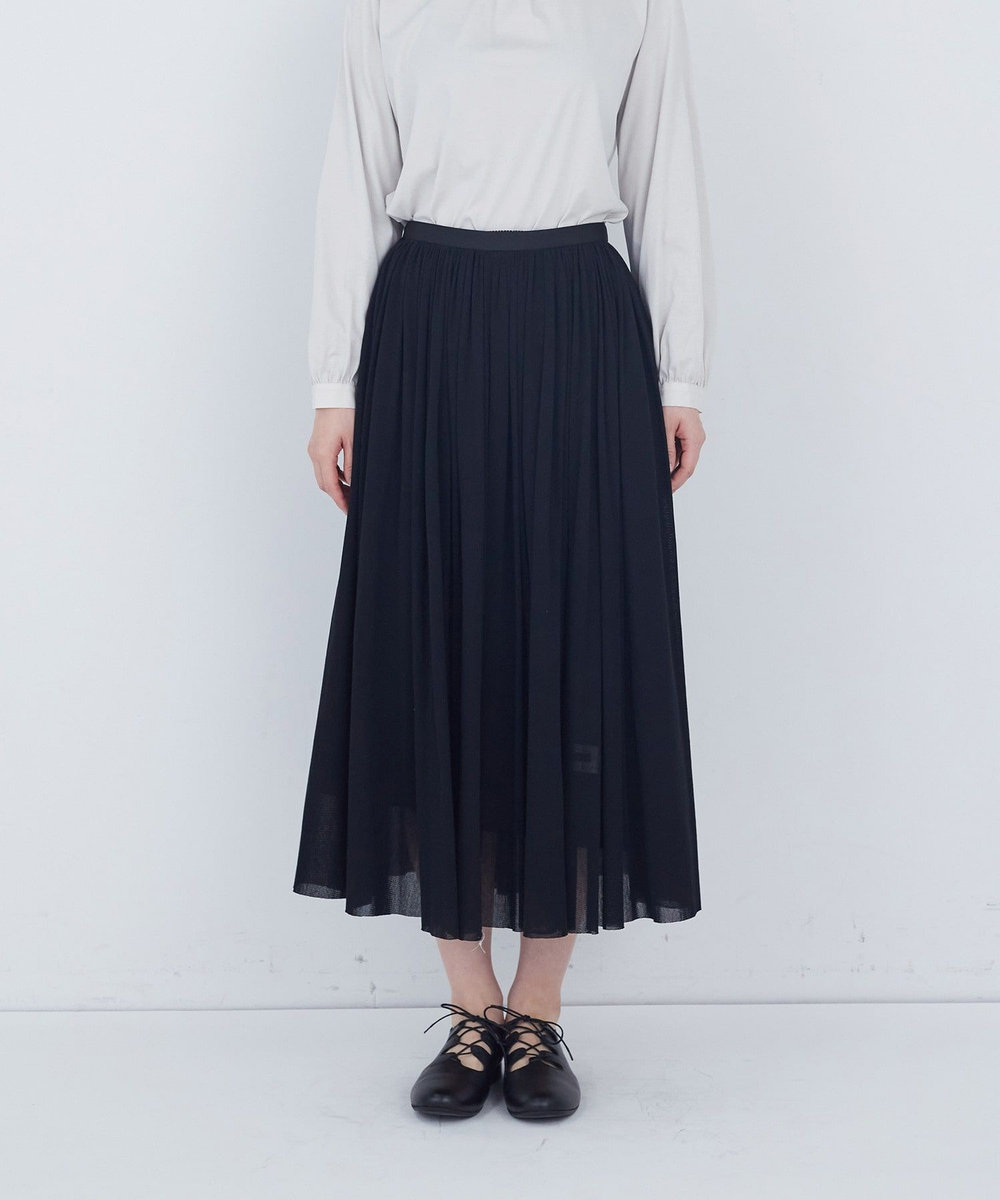 ADIEU TRISTESSE コットンチュールスカート ブラック