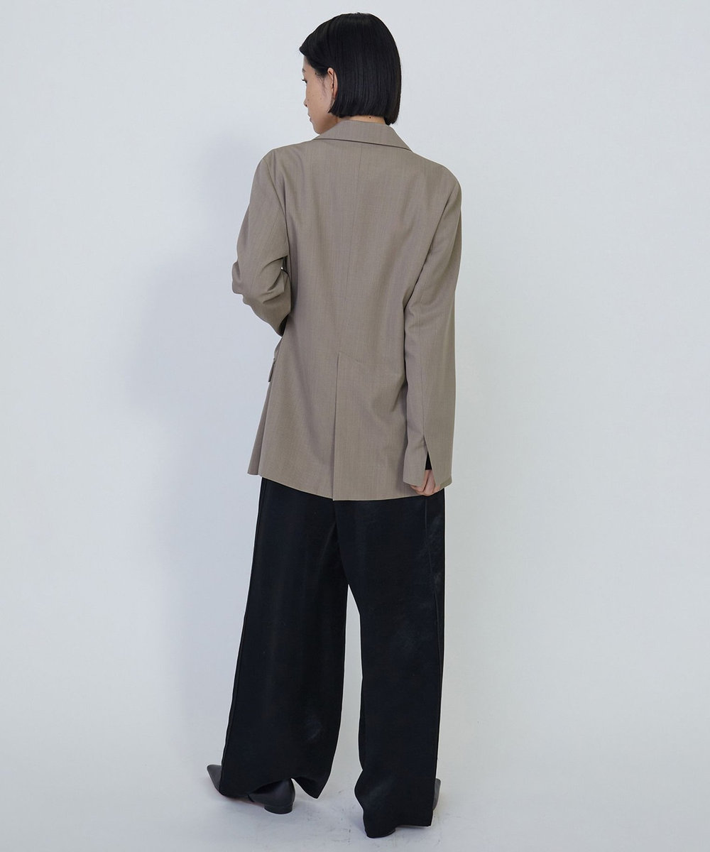 1er Arrondissement TWギャバシングルジャケット ベージュ