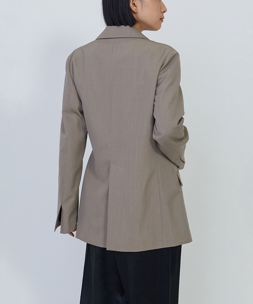 1er Arrondissement TWギャバシングルジャケット ベージュ