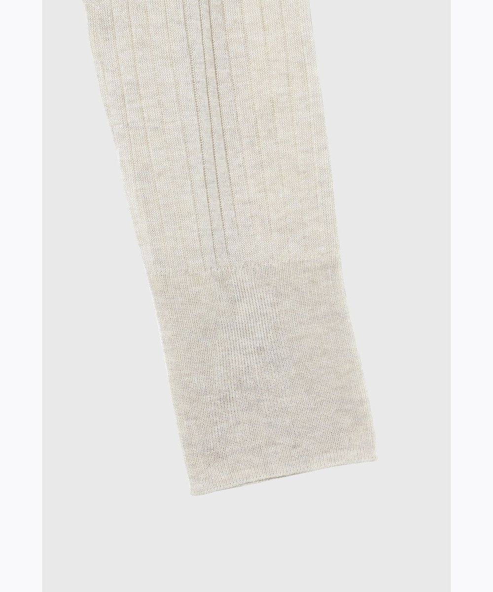 DÉPAREILLÉ SHEER RIB PULLOVER / シアーリブプルオーバー ベージュ