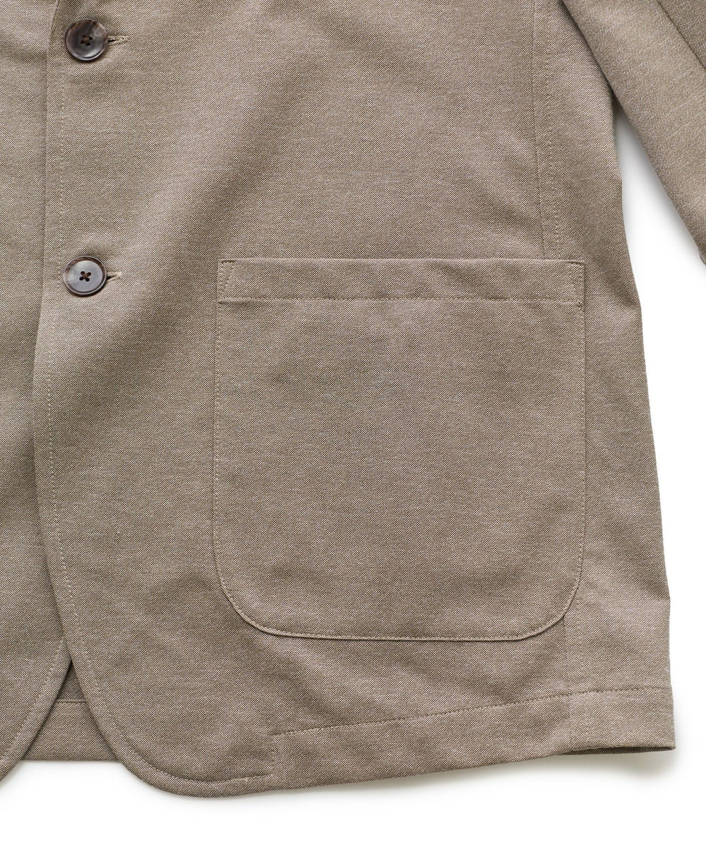 MEN'S BIGI Begin6月号掲載【COVEROSS W/カバロスダブル】別注 リカバリーセットアップジャケット＜血行促進/抗酸化作用/遠赤外線効果/ストレッチ＞ ベージュ