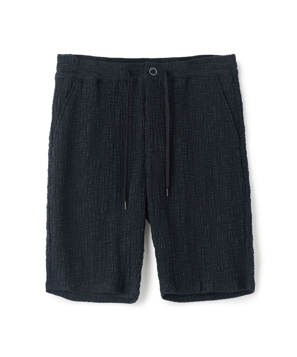 MEN'S BIGI スラブカールマイヤー イージーショートパンツ ブラック