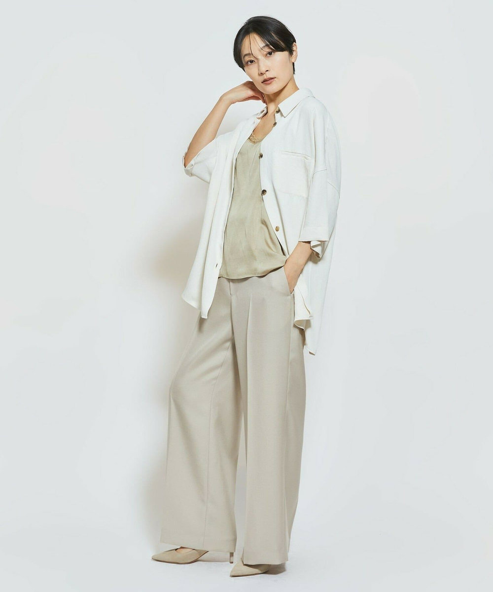 MOGA Collection MOGA Collection トリアセウールパンツ ベージュ