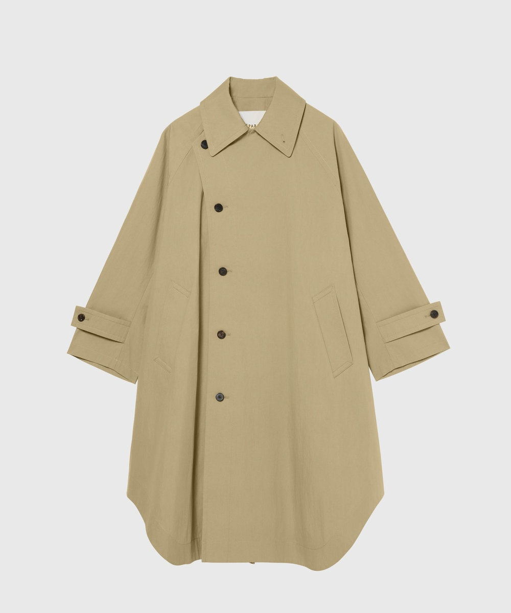 DÉPAREILLÉ GABARDINE BALMACAAN COAT / ギャバジンバルマカーンコート ベージュ