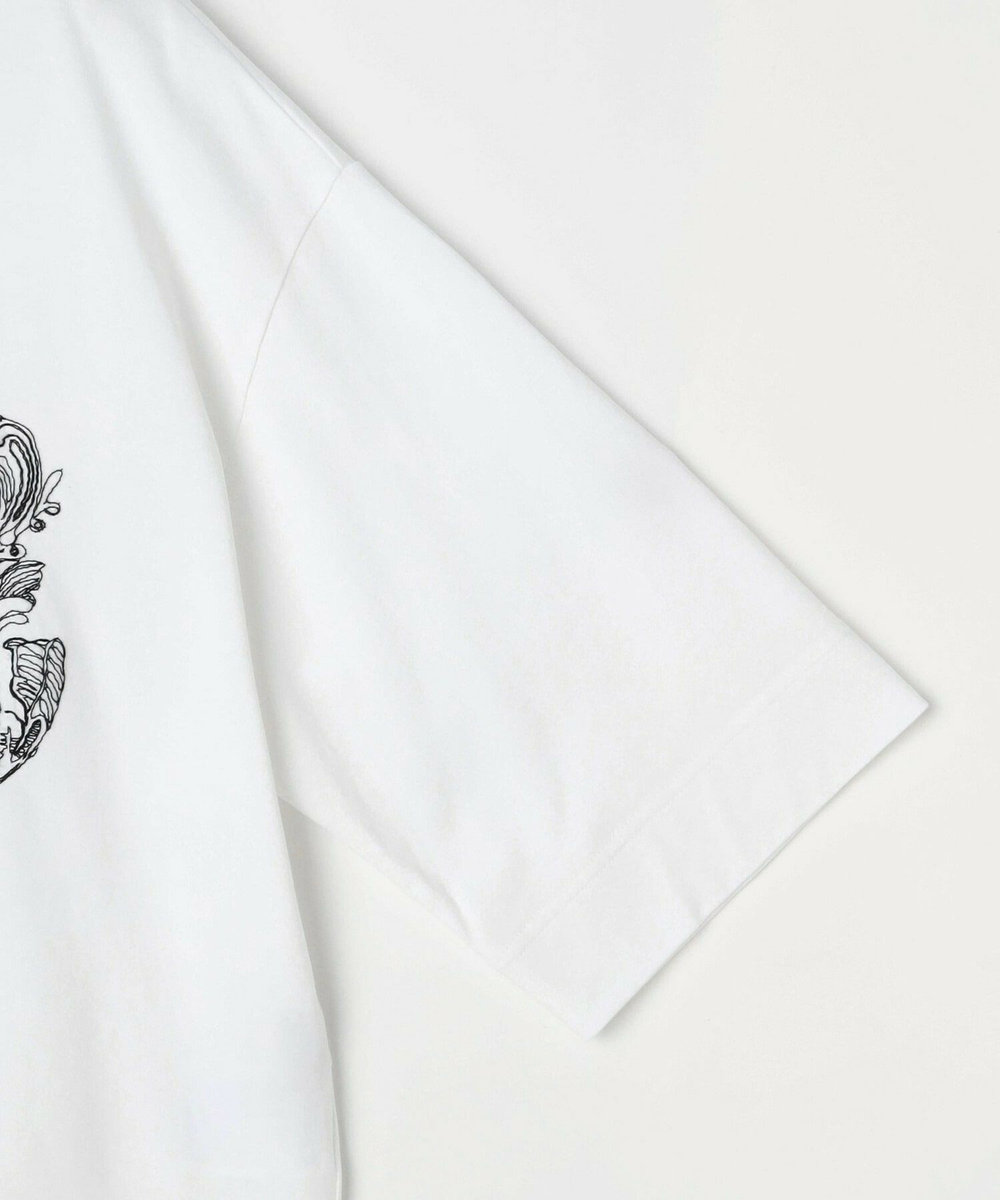 L'EQUIPE Lサイズ（大きいサイズ） 【大きいサイズ】フレームロゴTシャツ ホワイト