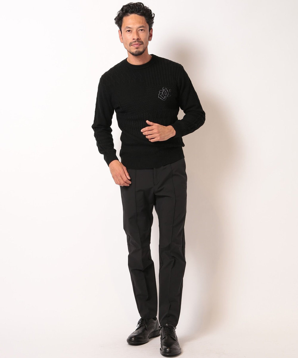 MEN'S BIGI 2重織2WAYストレッチパンツ ブラック