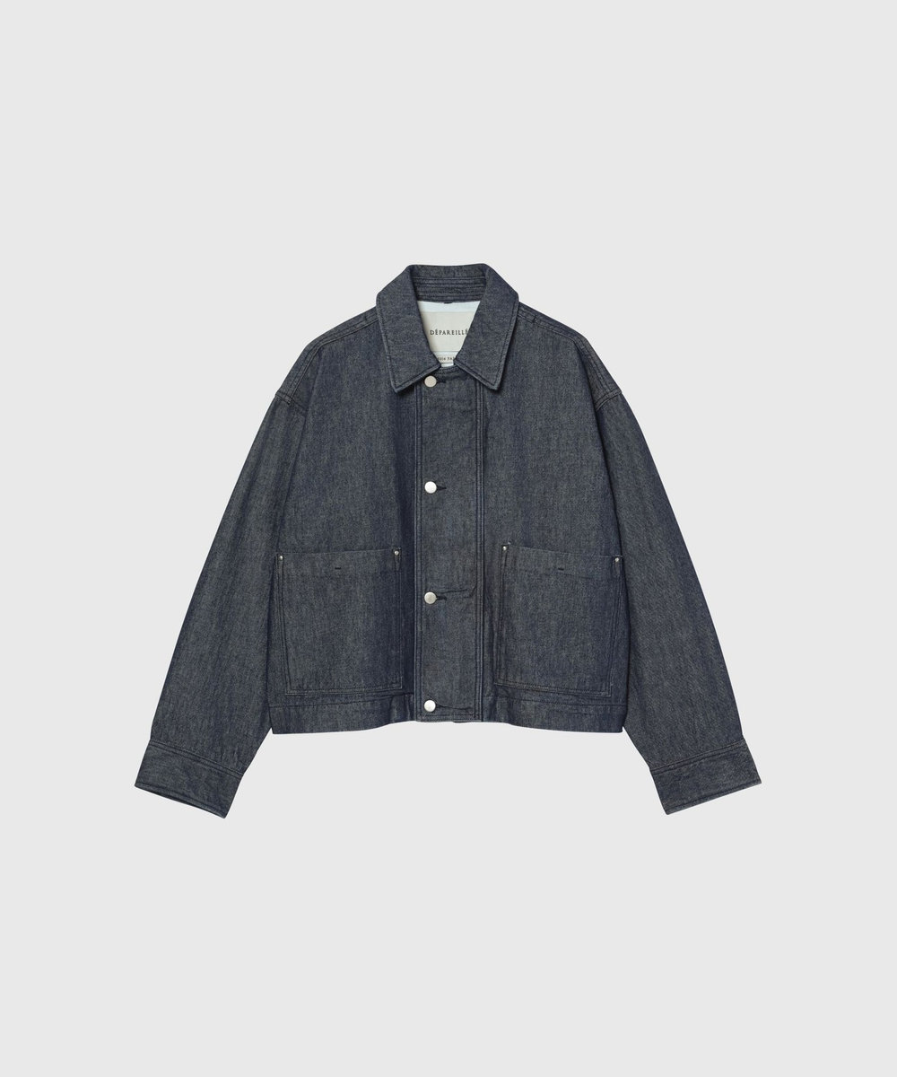 DÉPAREILLÉ DENIM BLOUSON / デニムブルゾン ブルー