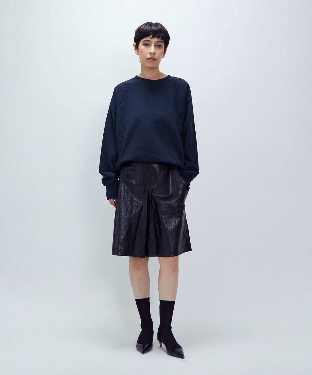 1er Arrondissement ＜MARCOMONDE（マルコモンド）＞グリッターリブソックス ブラック