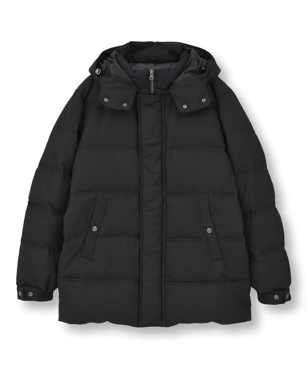 MEN'S BIGI TRシャンブレー ダウンジャケット＜撥水加工＞ ブラック
