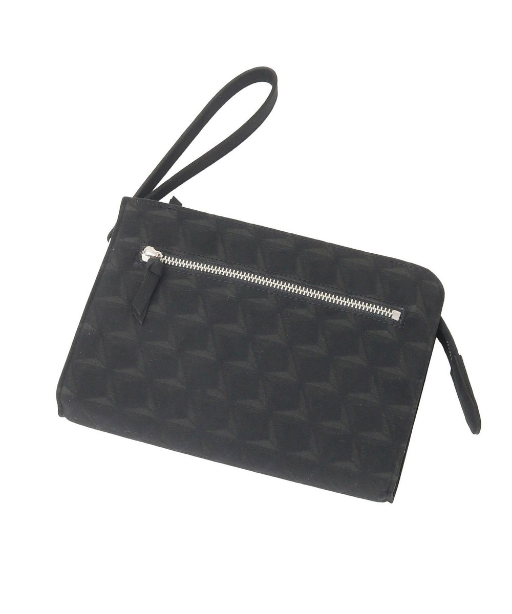 MEN'S BIGI 【Estivant/エスティバン】Clutch Bag/ ウルトラスエード クラッチバッグ ブラック