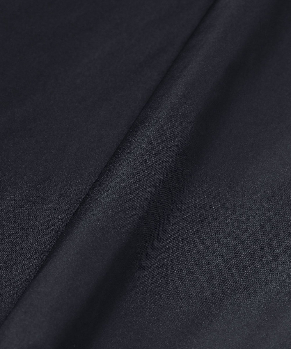 DÉPAREILLÉ TAFFETA GATHER NO COLLAR JACKET / タフタギャザーノーカラージャケット ネイビー