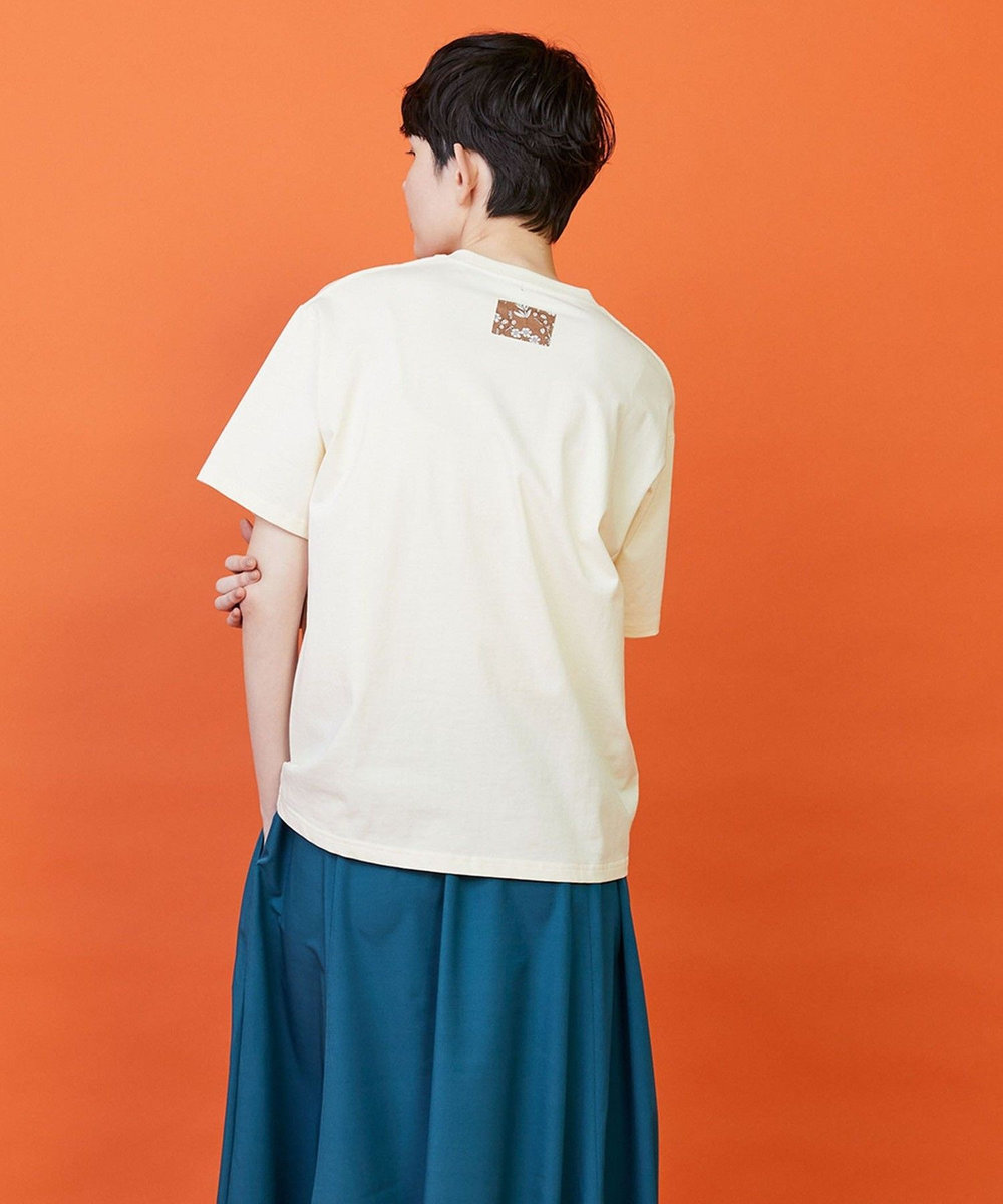 FRAPBOIS ガーデンフローＴシャツ クリーム
