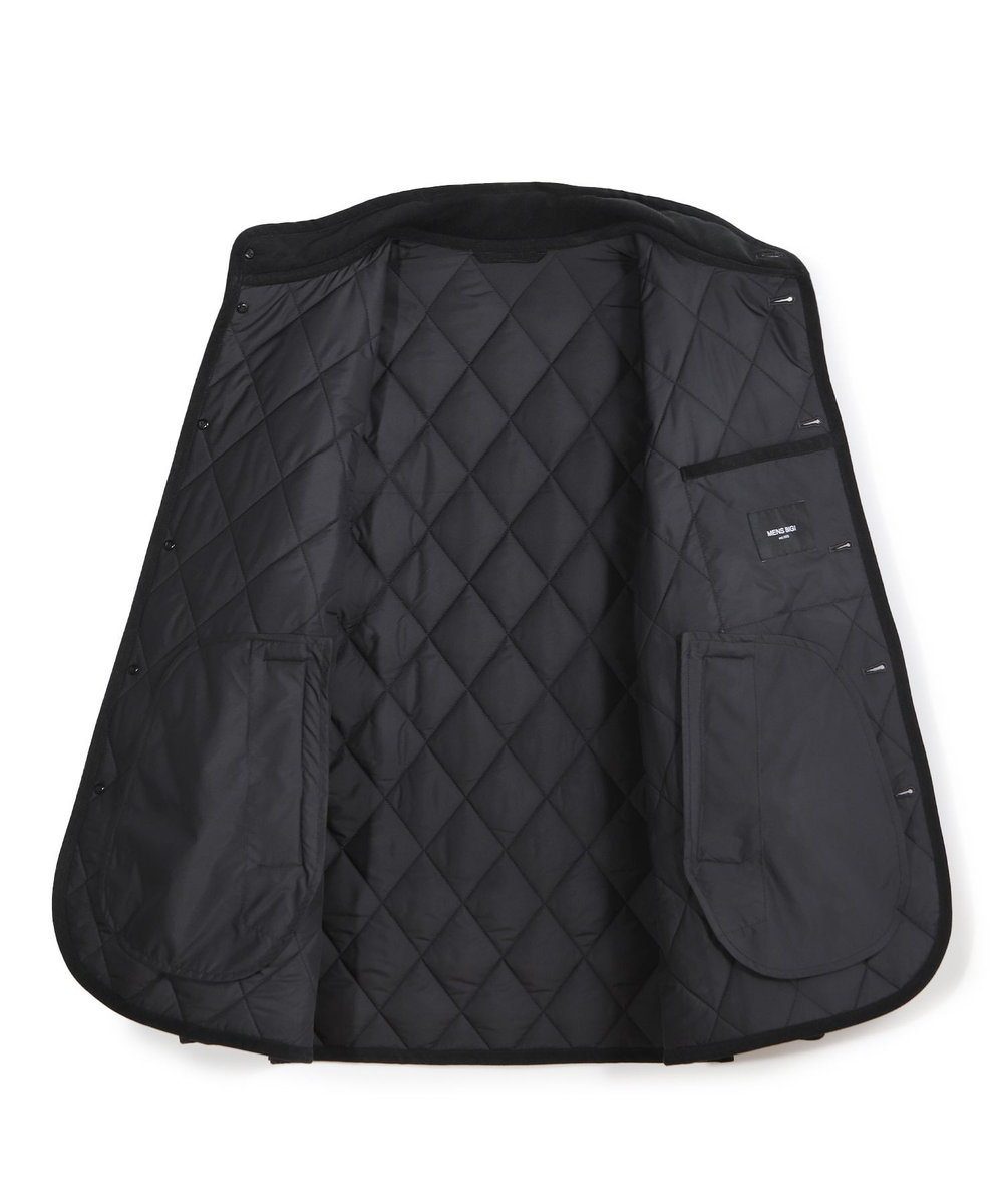 MEN'S BIGI クラシックツイードスタンドカラーブルゾン ブラウン系その他