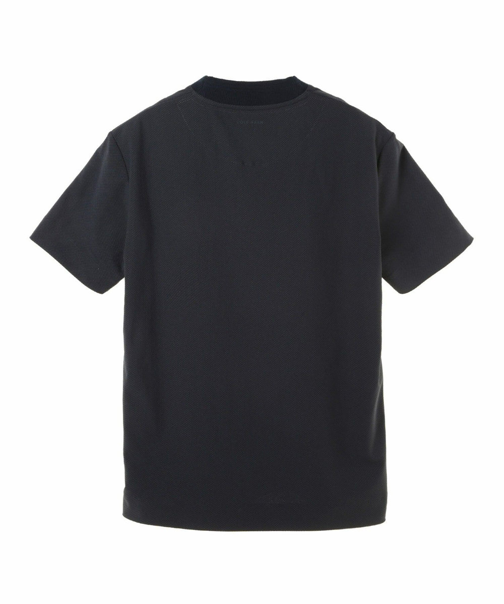 MEN'S BIGI 【COLE HAAN/コール ハーン】別注 ハニカムジャージ素材ジャケットTEE<抗菌/UVカット/4WAYストレッチ> ネイビー