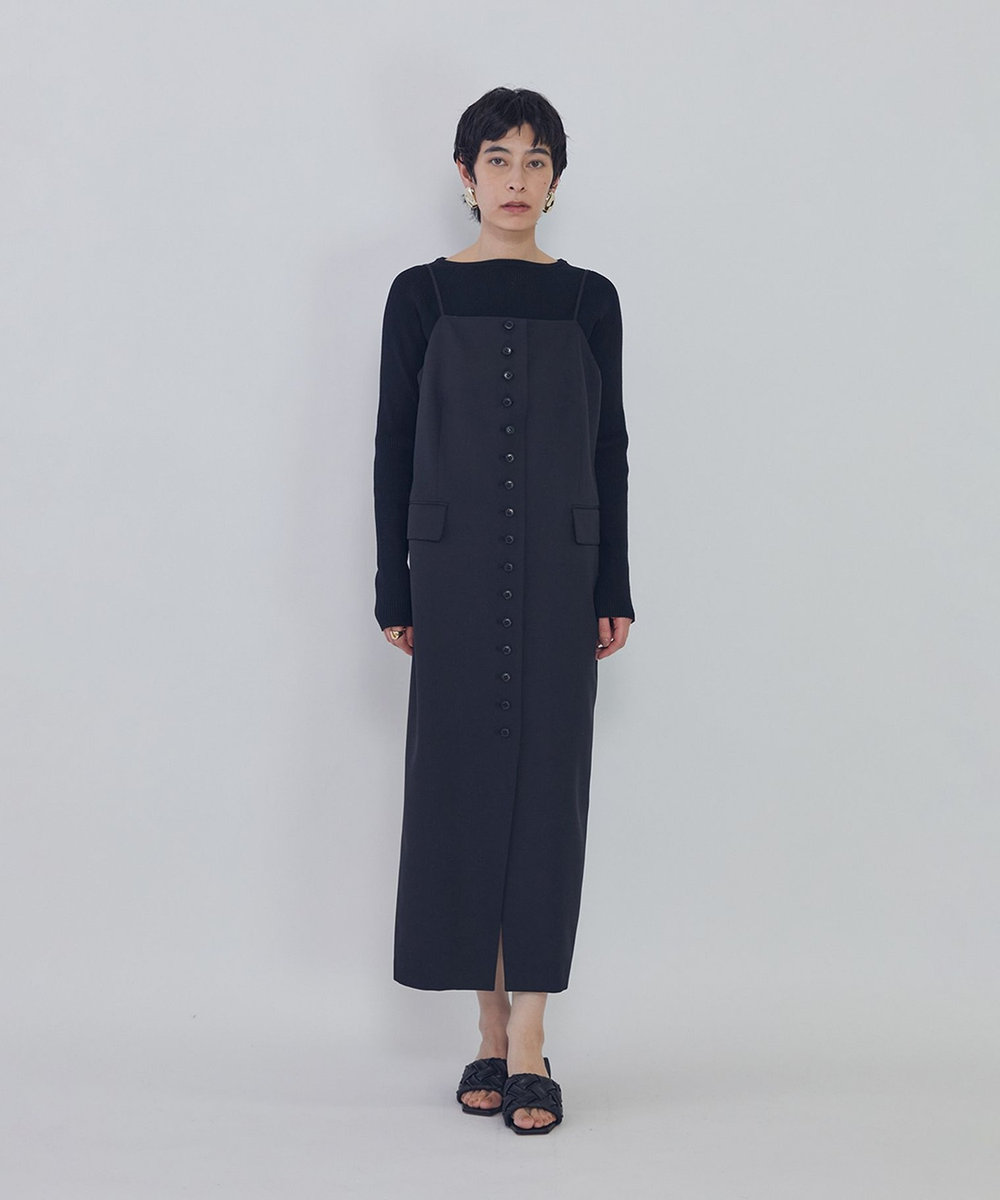 1er Arrondissement ＜HENRI EN VARGO（ヘンリエンヴァーゴ）＞"Grace" ギャザーミュール ブラック