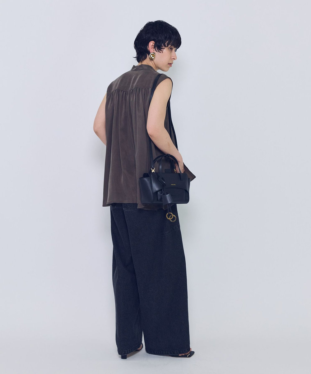 1er Arrondissement ＜HIDESIGN（ハイドサイン）＞ハンドバッグ ブラック