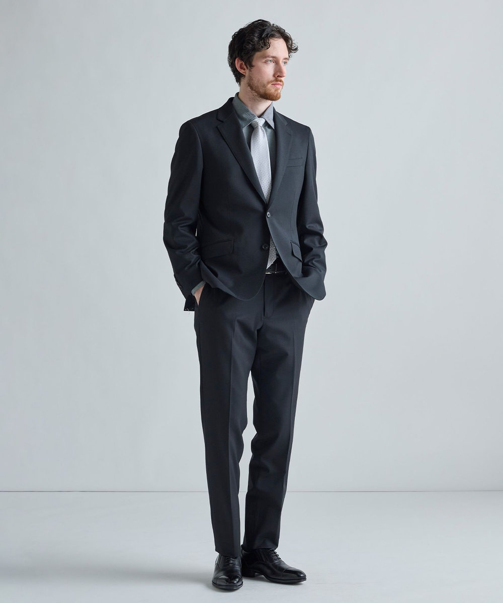 MEN'S BIGI 【TIE YOUR TIE /タイユアタイ】ジオメトリック柄ネクタイ シルバー