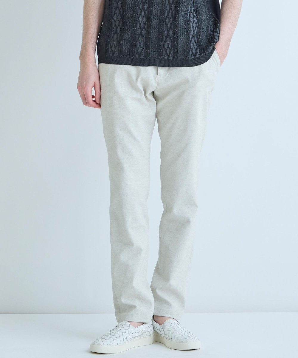 MEN'S BIGI シェルタリングドライオックス フルレングスパンツ＜吸汗速乾/紫外線防止/接触冷感/ストレッチ＞ ベージュ