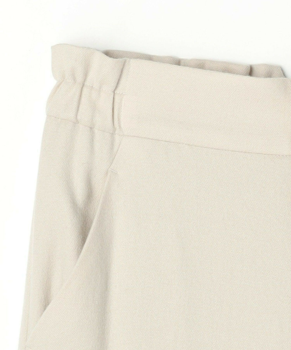 MOGA ウールカシミヤストレッチワイドパンツ オフホワイト