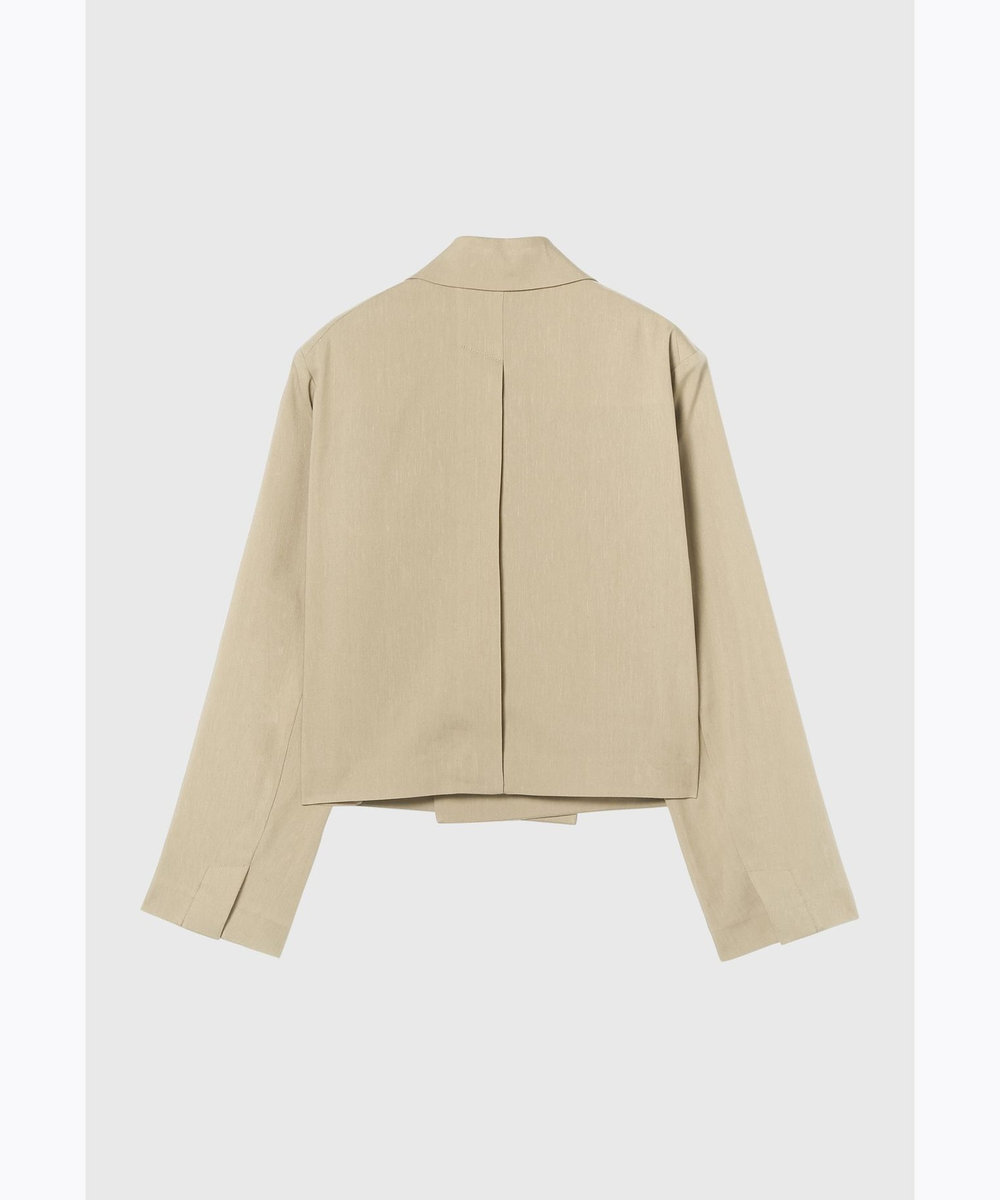 DÉPAREILLÉ LINEN POLYESTER TWILL JACKET ベージュ