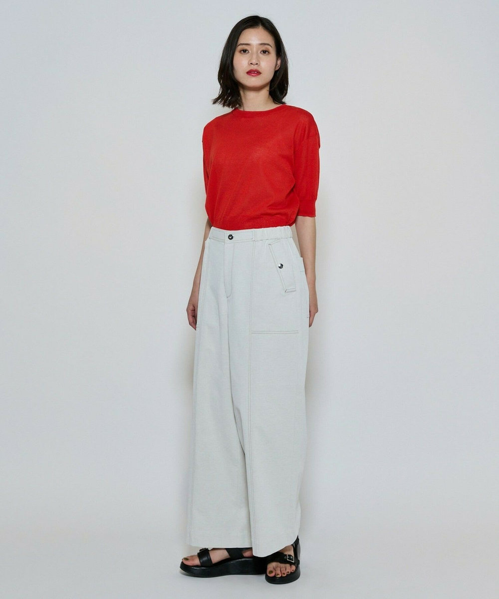 L'EQUIPE ファンクショナルツイルパンツ キナリ