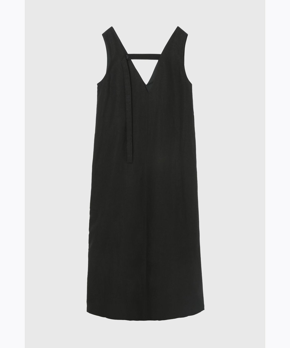 DÉPAREILLÉ WASHER LINEN DRESS / ワッシャーリネンドレス ブラック