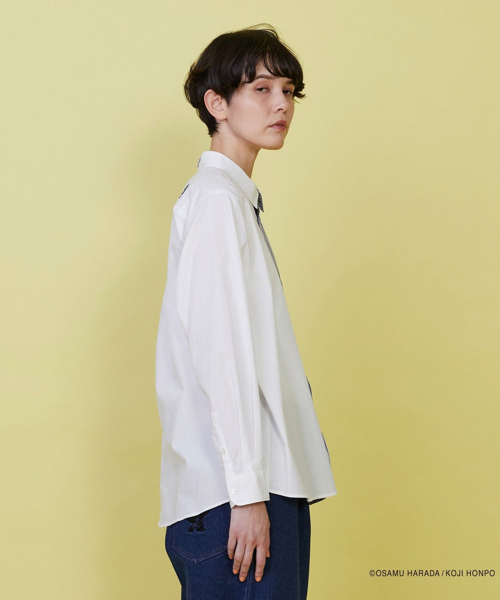 FRAPBOIS OSAMU GOODS スカラップシャツ ホワイト