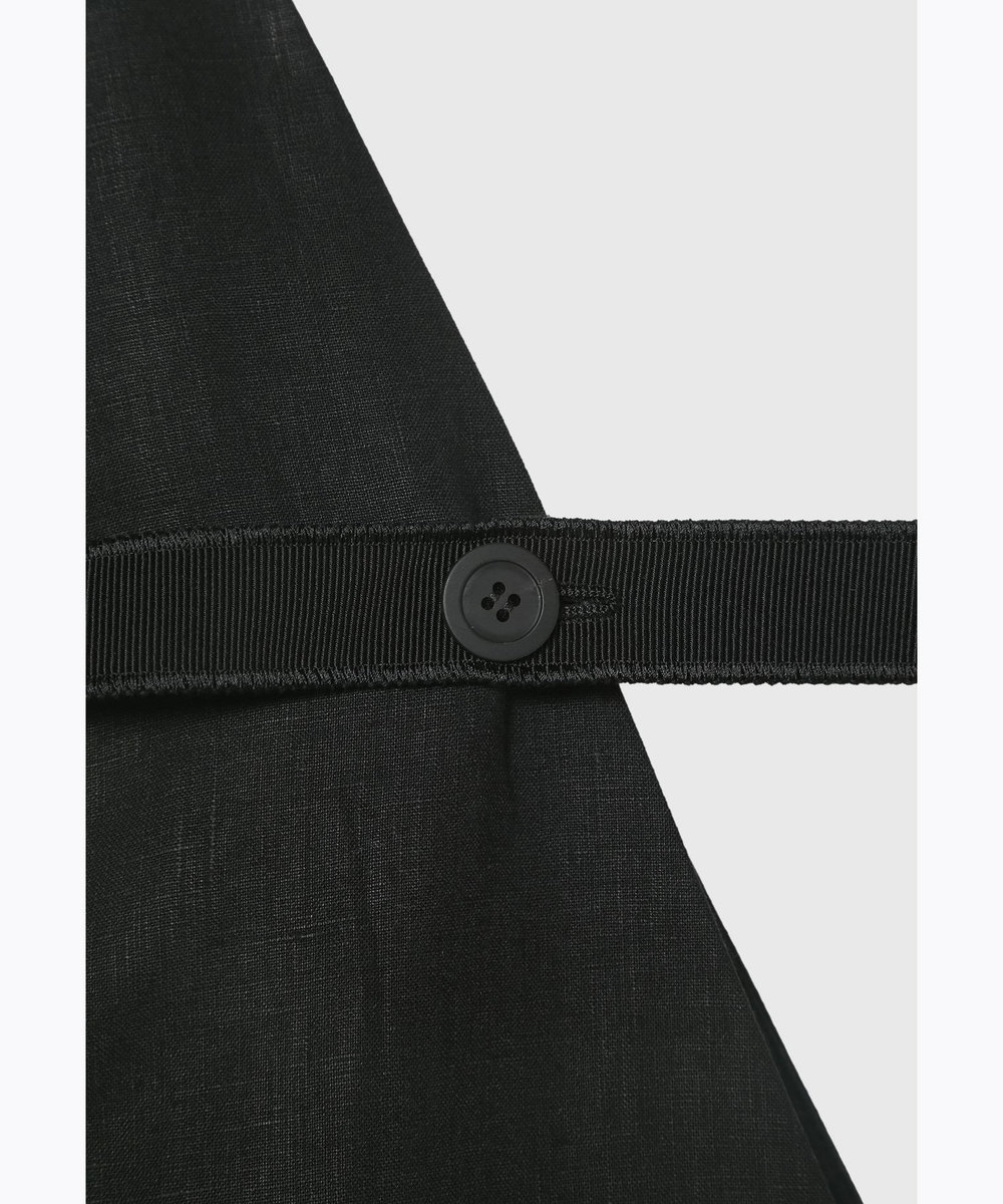 DÉPAREILLÉ WASHER LINEN DRESS / ワッシャーリネンドレス ブラック