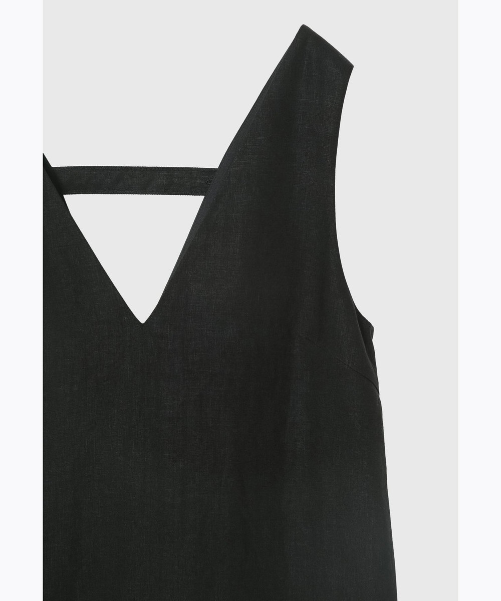 DÉPAREILLÉ WASHER LINEN DRESS / ワッシャーリネンドレス ブラック