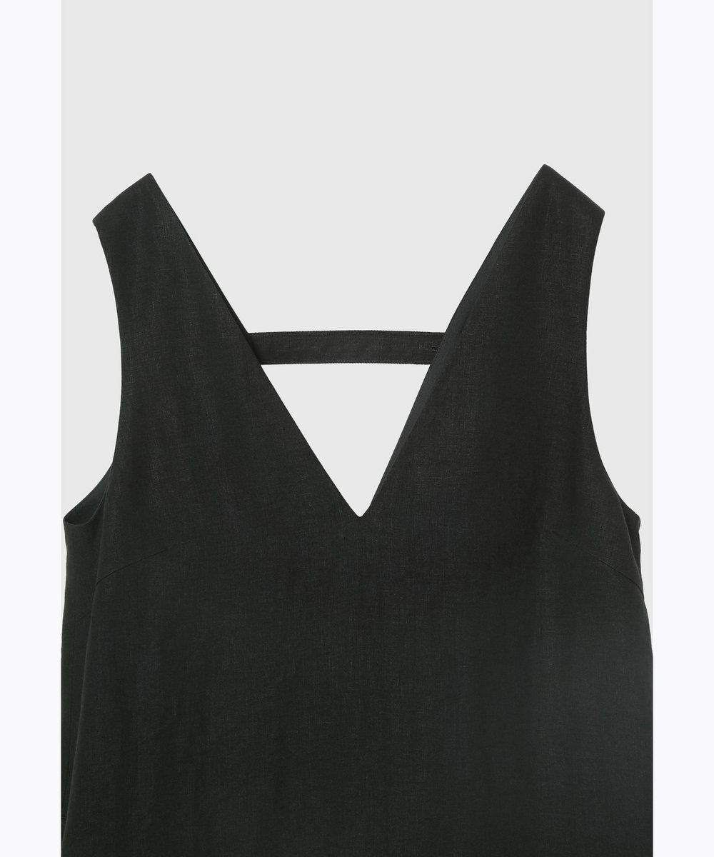 DÉPAREILLÉ WASHER LINEN DRESS / ワッシャーリネンドレス ブラック