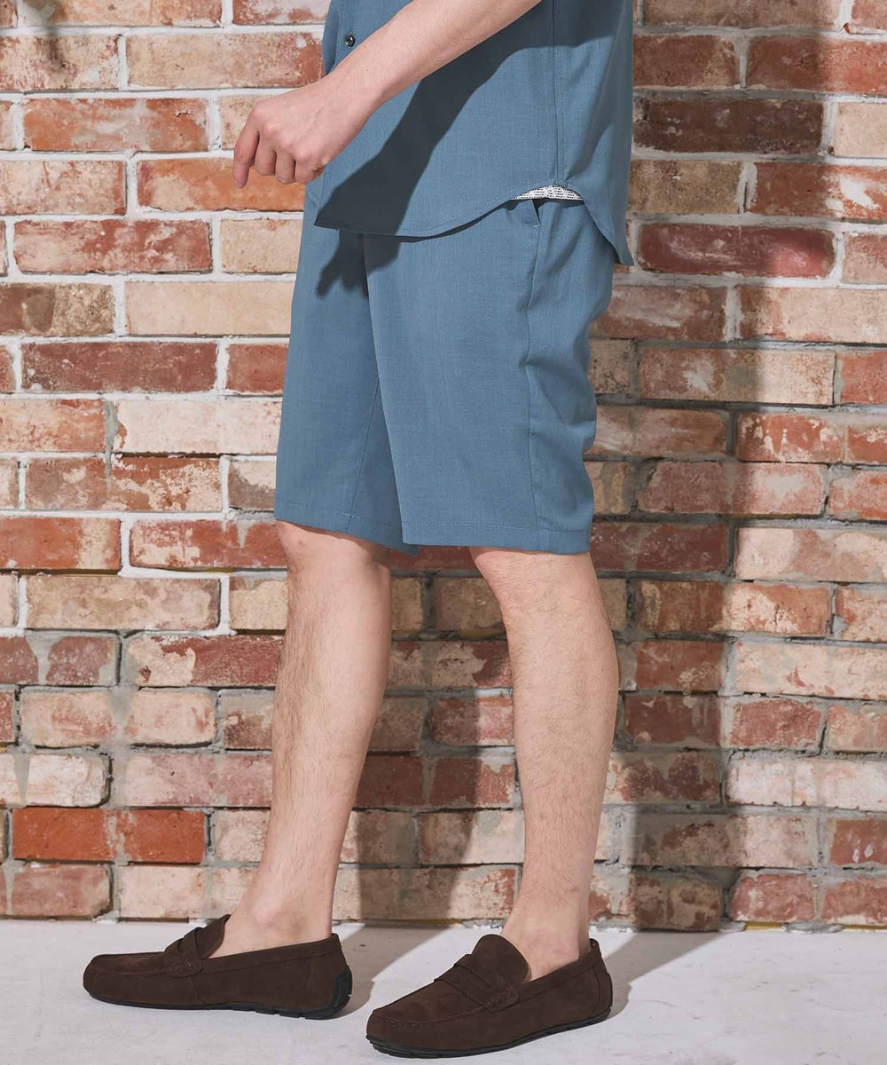 UNION STATION ストレッチカチオンショートパンツ ライトブルー