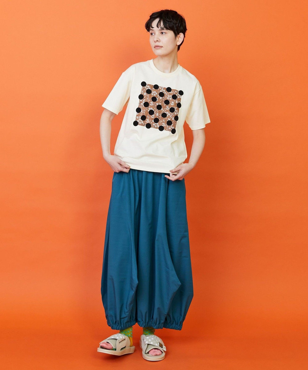 FRAPBOIS ガーデンフローＴシャツ クリーム