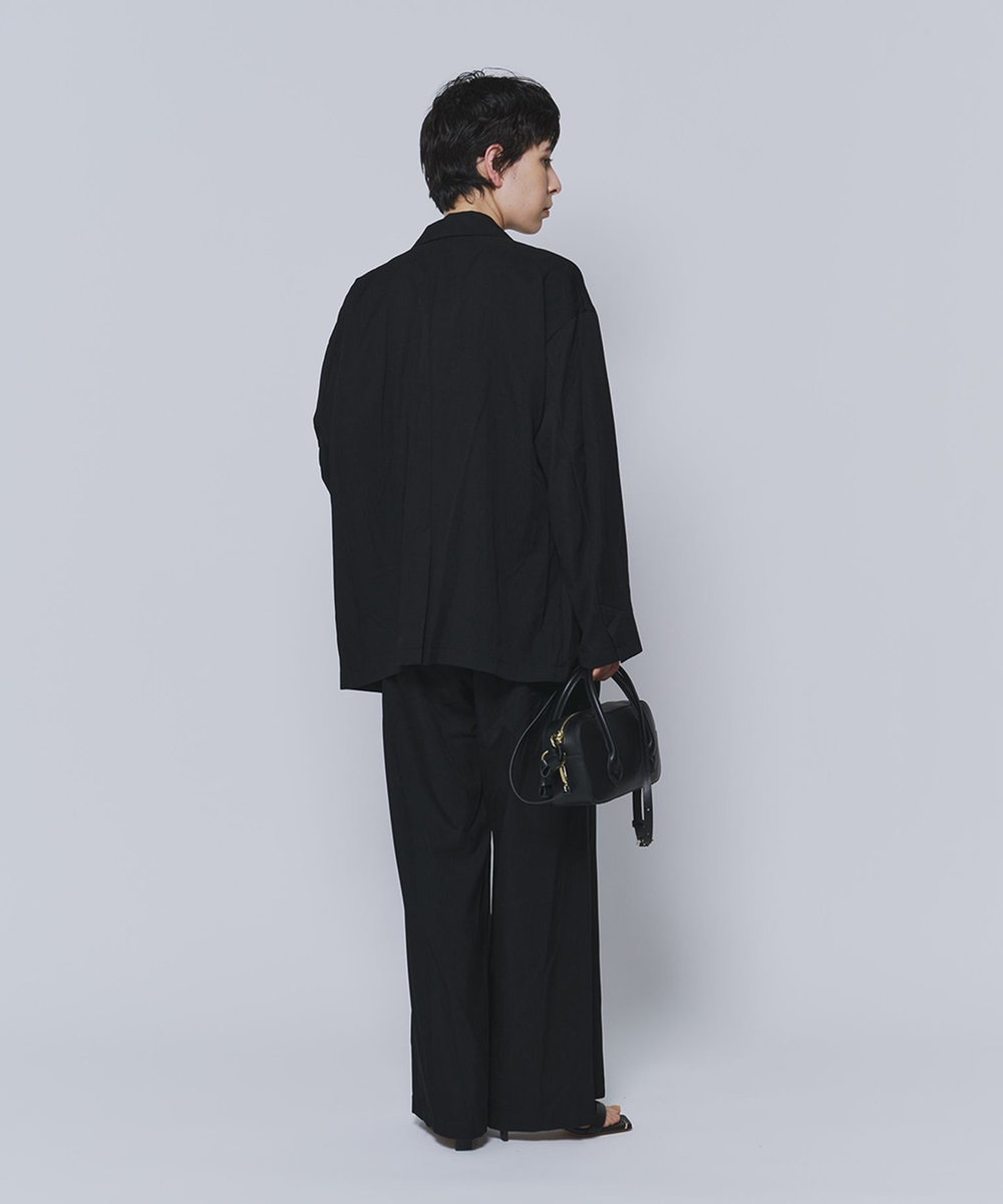 1er Arrondissement テンセルツイルイージーパンツ ブラック