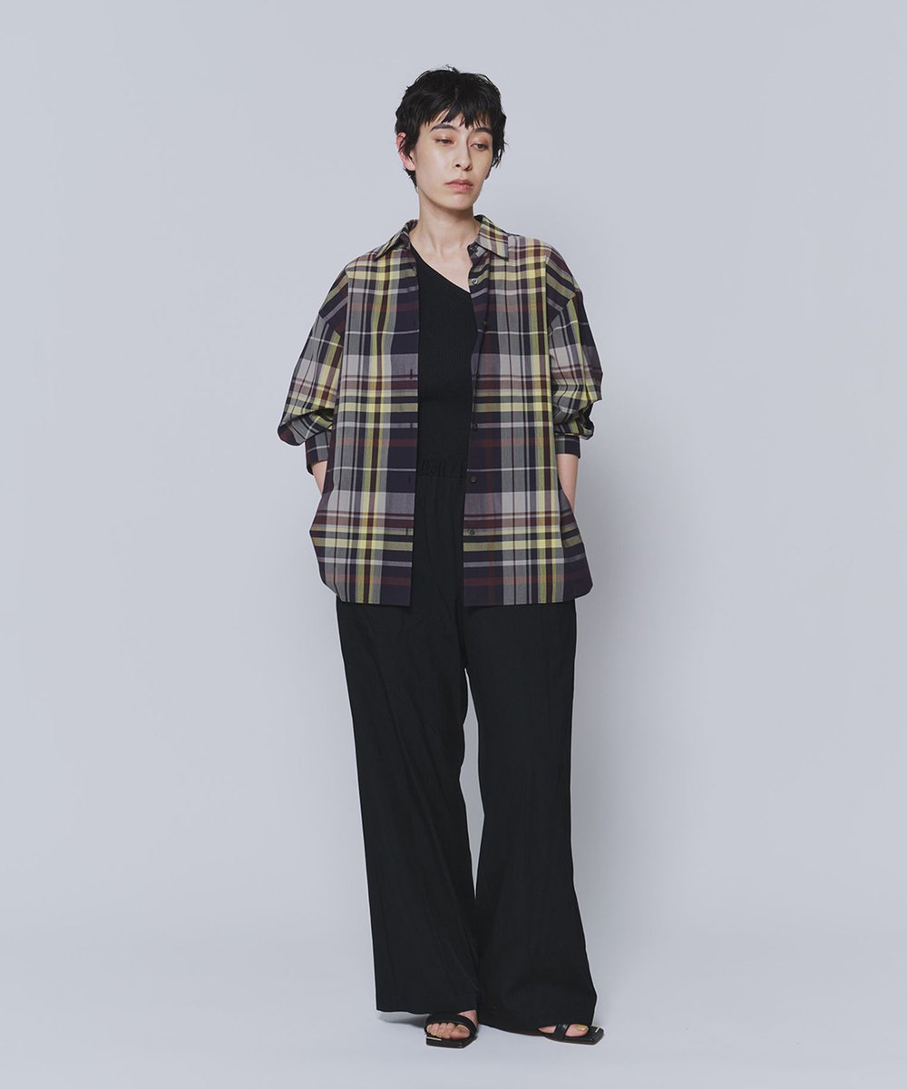 1er Arrondissement テンセルツイルイージーパンツ ブラック