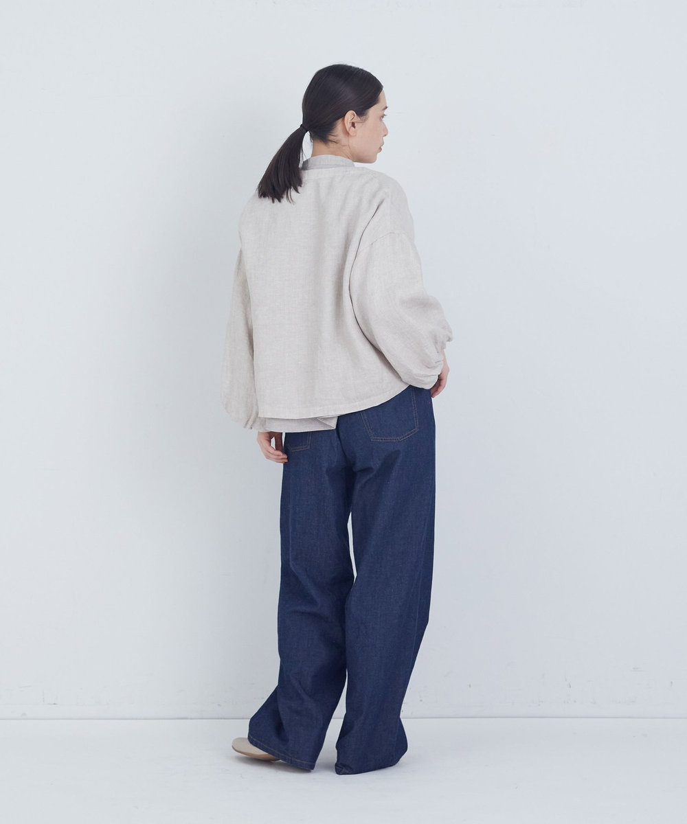 ADIEU TRISTESSE リネンボリュームスリーブジャケット キナリ