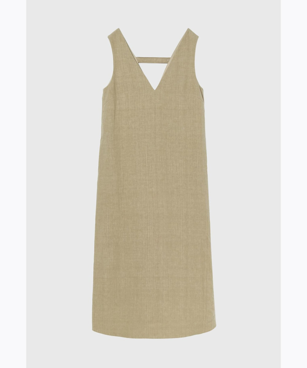 DÉPAREILLÉ WASHER LINEN DRESS / ワッシャーリネンドレス ベージュ