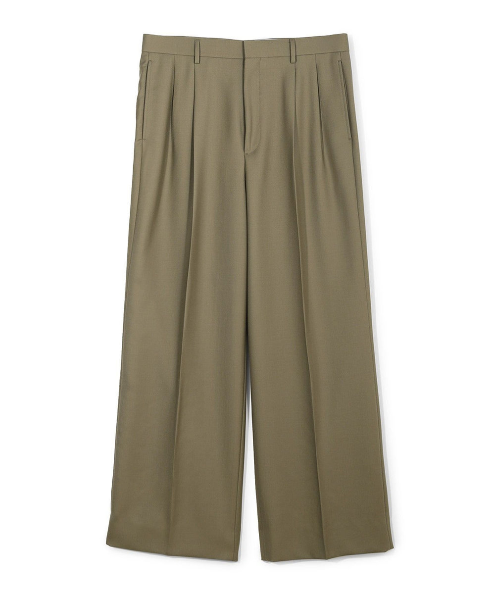 MEN'S BIGI 【50th Anniv . 菊池武夫】TECHWOOL TWILL PANTS ベージュ