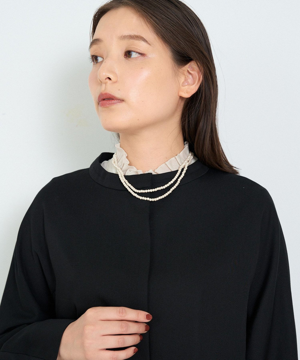 ADIEU TRISTESSE ロングバロックパールネックレス オフホワイト