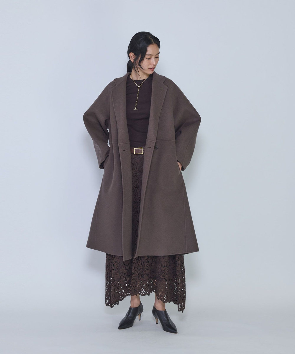 1er Arrondissement ラップリバーコート モカ