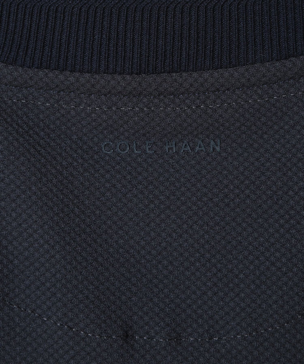 MEN'S BIGI 【COLE HAAN/コール ハーン】別注 ハニカムジャージ素材ジャケットTEE<抗菌/UVカット/4WAYストレッチ> ネイビー
