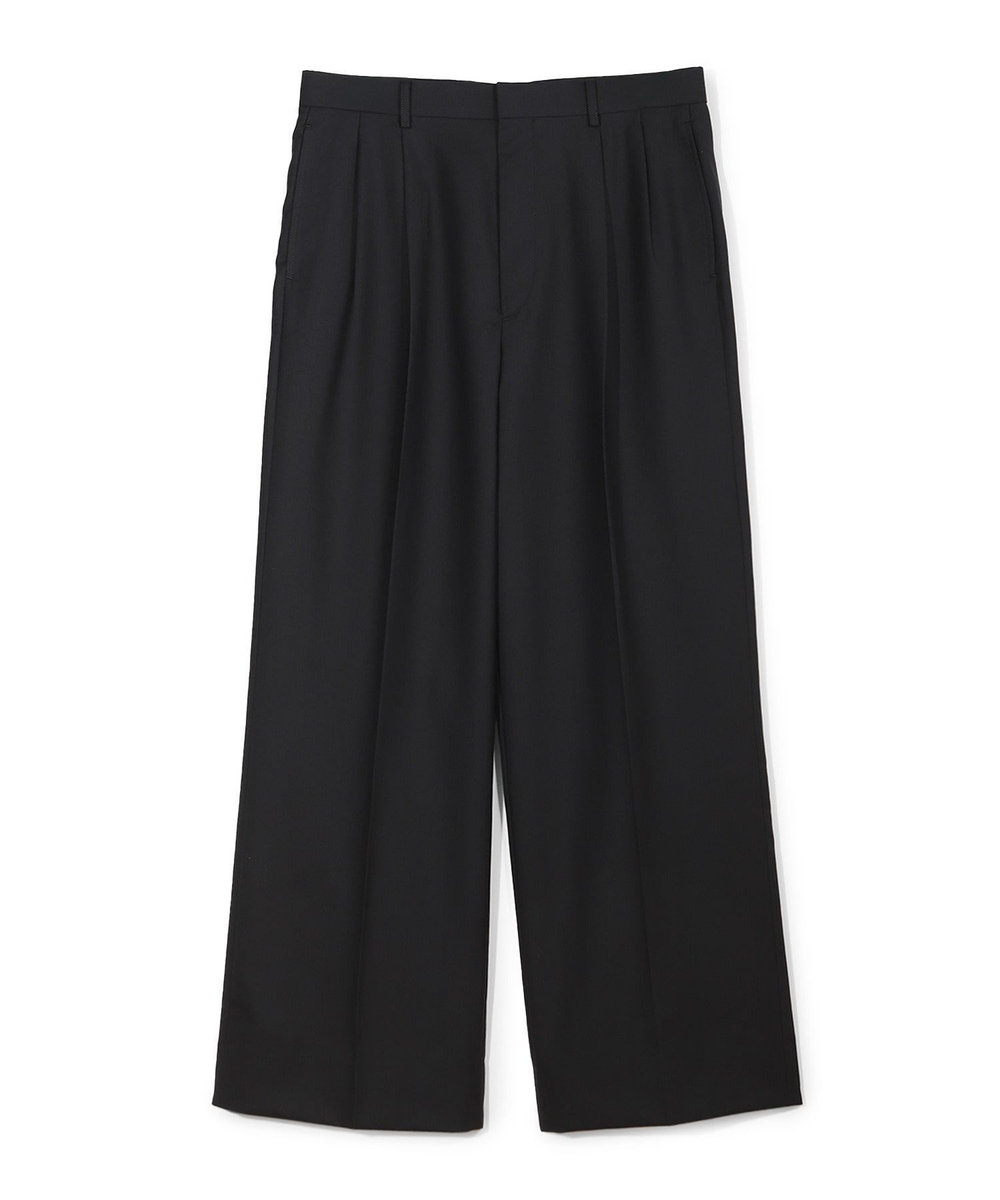MEN'S BIGI 【50th Anniv . 菊池武夫】TECHWOOL TWILL PANTS ブラック