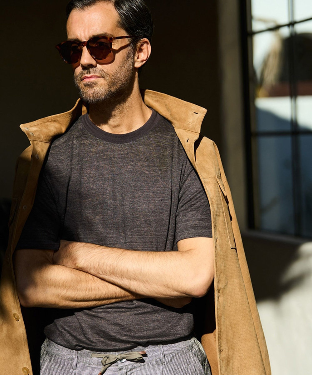MEN'S BIGI 【MESSYWEEKEND（メッシーウィークエンド）】NEW DEPP ブラウン