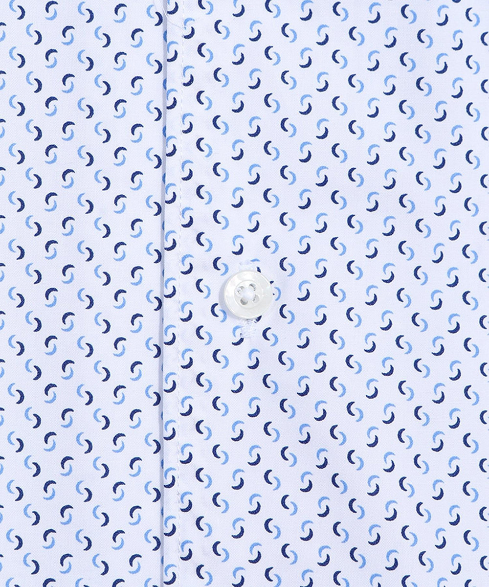 MEN'S BIGI 【ACTIVE TAILOR】 コットンドレスハーフスリーブシャツ ホワイト系その他