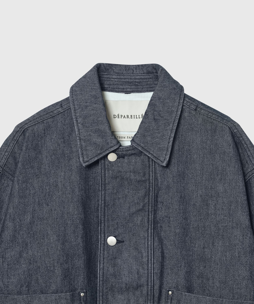 DÉPAREILLÉ DENIM BLOUSON / デニムブルゾン ブルー