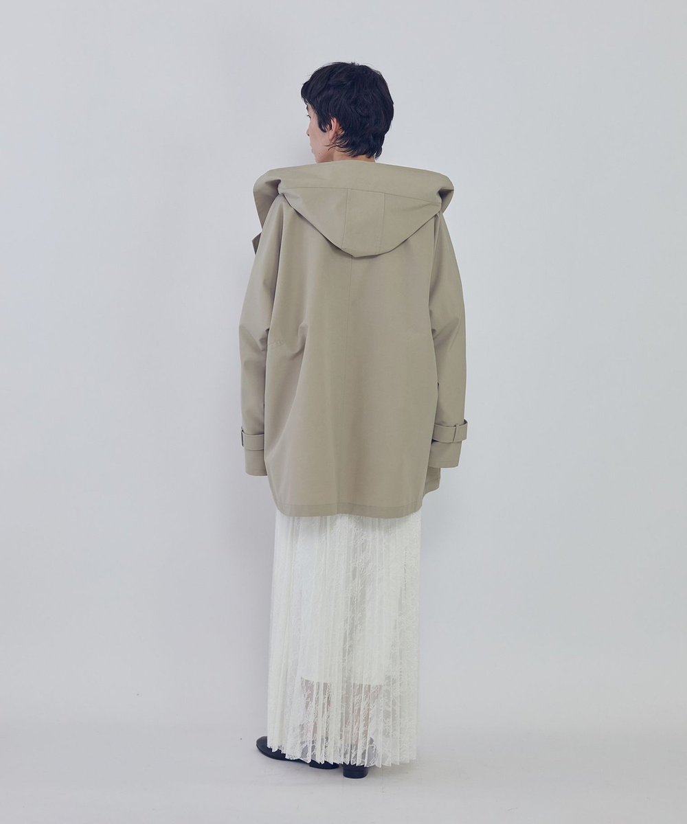 1er Arrondissement ＜VACHEMENT×1er Arrondissement＞別注リサイクルシェルタフタショートトレンチコート ベージュ