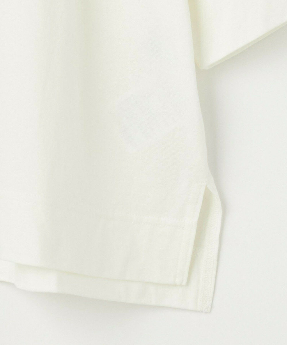 L'EQUIPE Lサイズ（大きいサイズ） 【大きいサイズ】フレームロゴTシャツ ホワイト