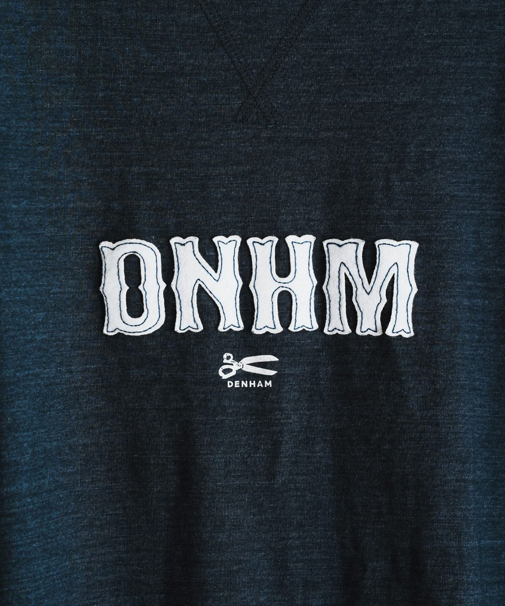 MEN'S BIGI 【DENHAM/デンハム】別注 ロゴTEE ネイビー
