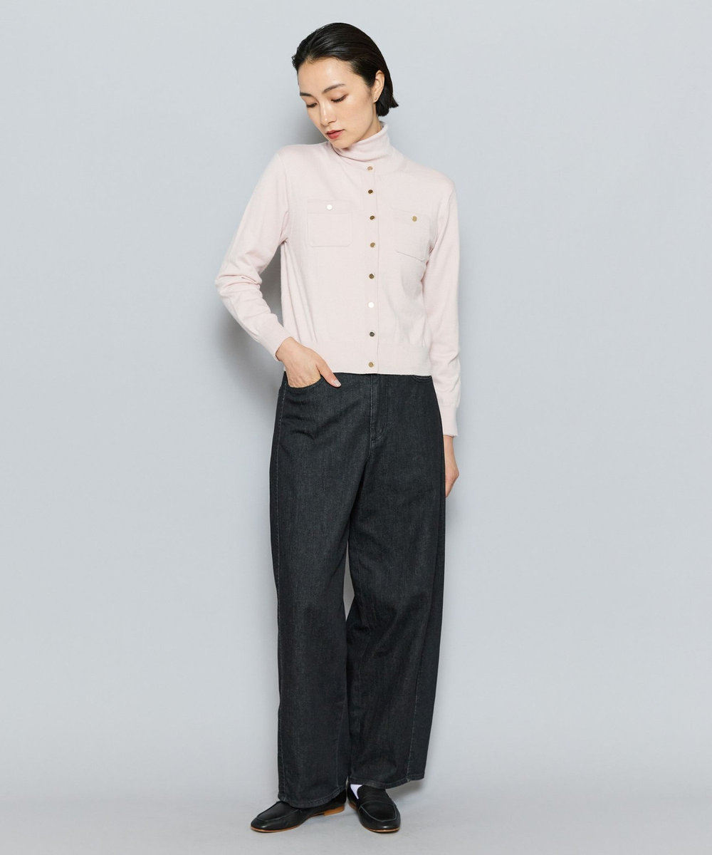 L'EQUIPE COUTURIER カシミヤシルクHGニットカーディガン ピンク