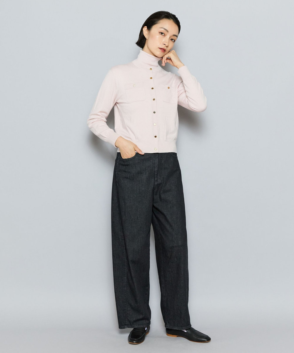 L'EQUIPE COUTURIER カシミヤシルクHGニットカーディガン ピンク