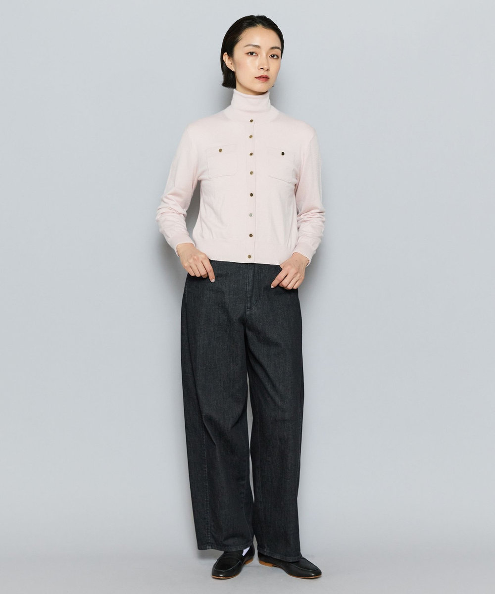 L'EQUIPE COUTURIER カシミヤシルクHGニットカーディガン ピンク